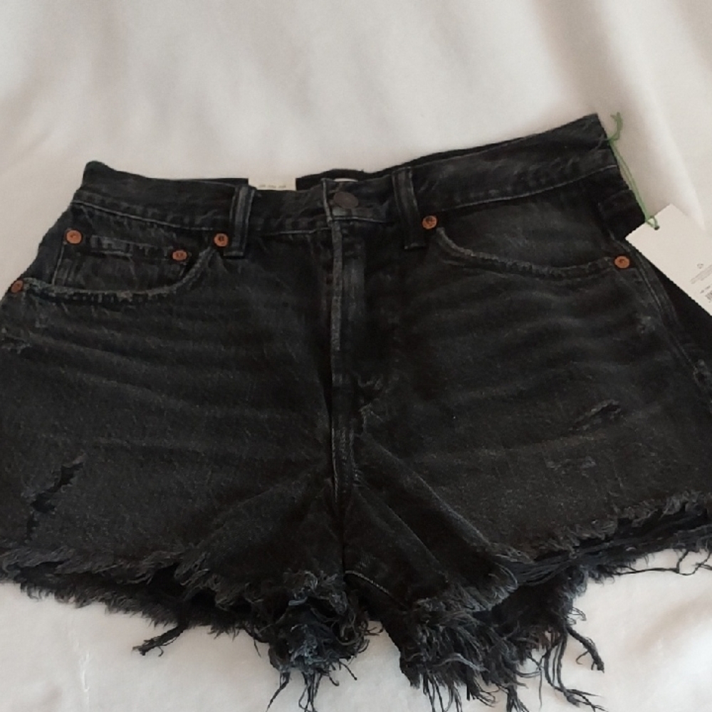 AE77 New York Denim Shorts